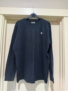 Mountain Hardwear Black Mens Crew Neck Long Sleeve Shirt